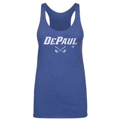 DePaul Blue Demons Golf Minimalist WHT