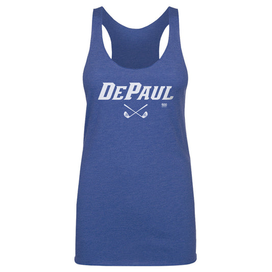 DePaul Blue Demons Golf Minimalist WHT