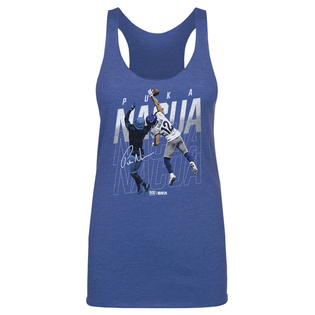 Puka Nacua Los Angeles R One-Handed Catch WHT