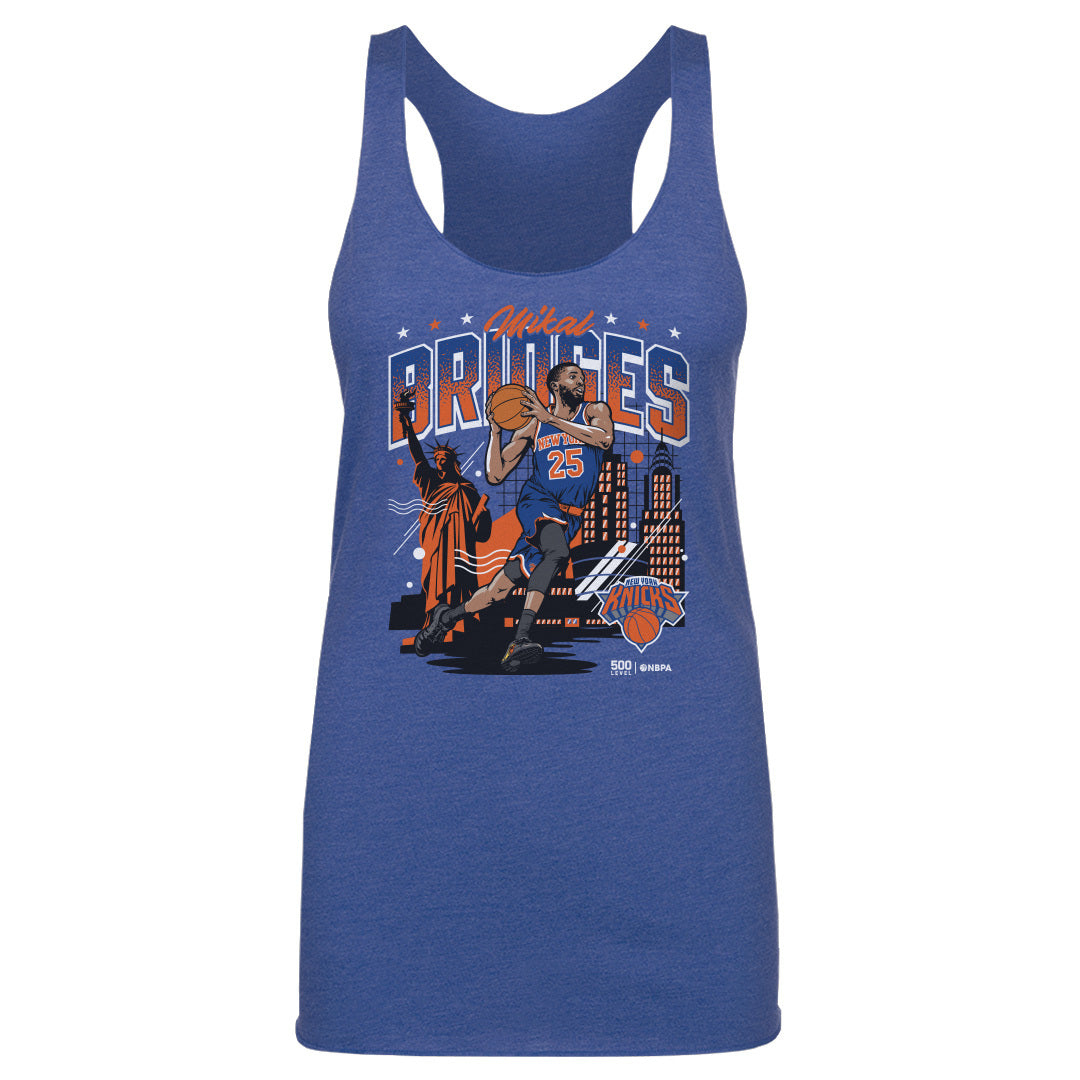 Mikal Bridges New York Knicks Skyline WHT