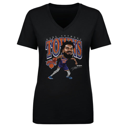 Karl-Anthony Towns New York Knicks Cartoon WHT