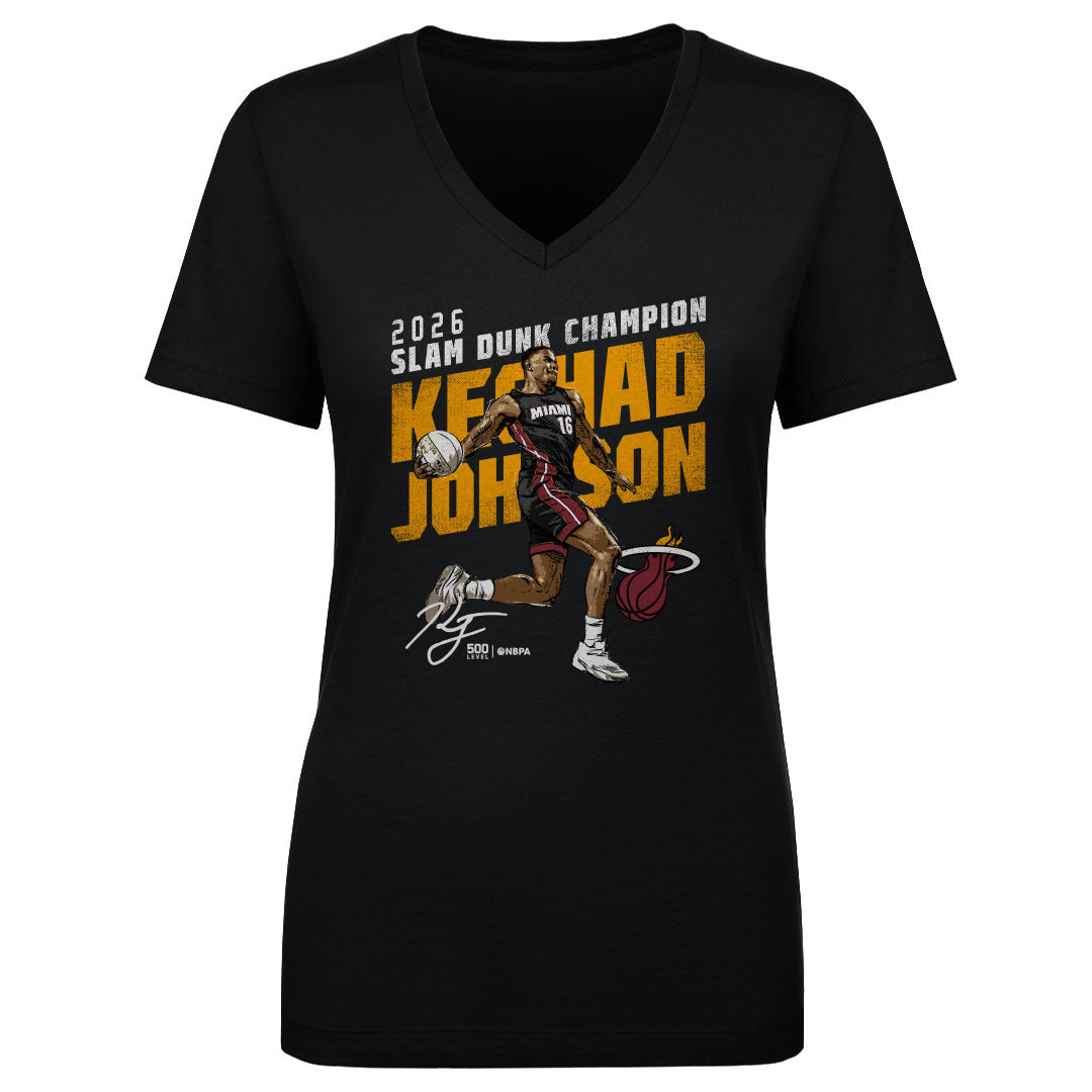 Keshad Johnson Miami Heat 2026 Slam Dunk Champion WHT