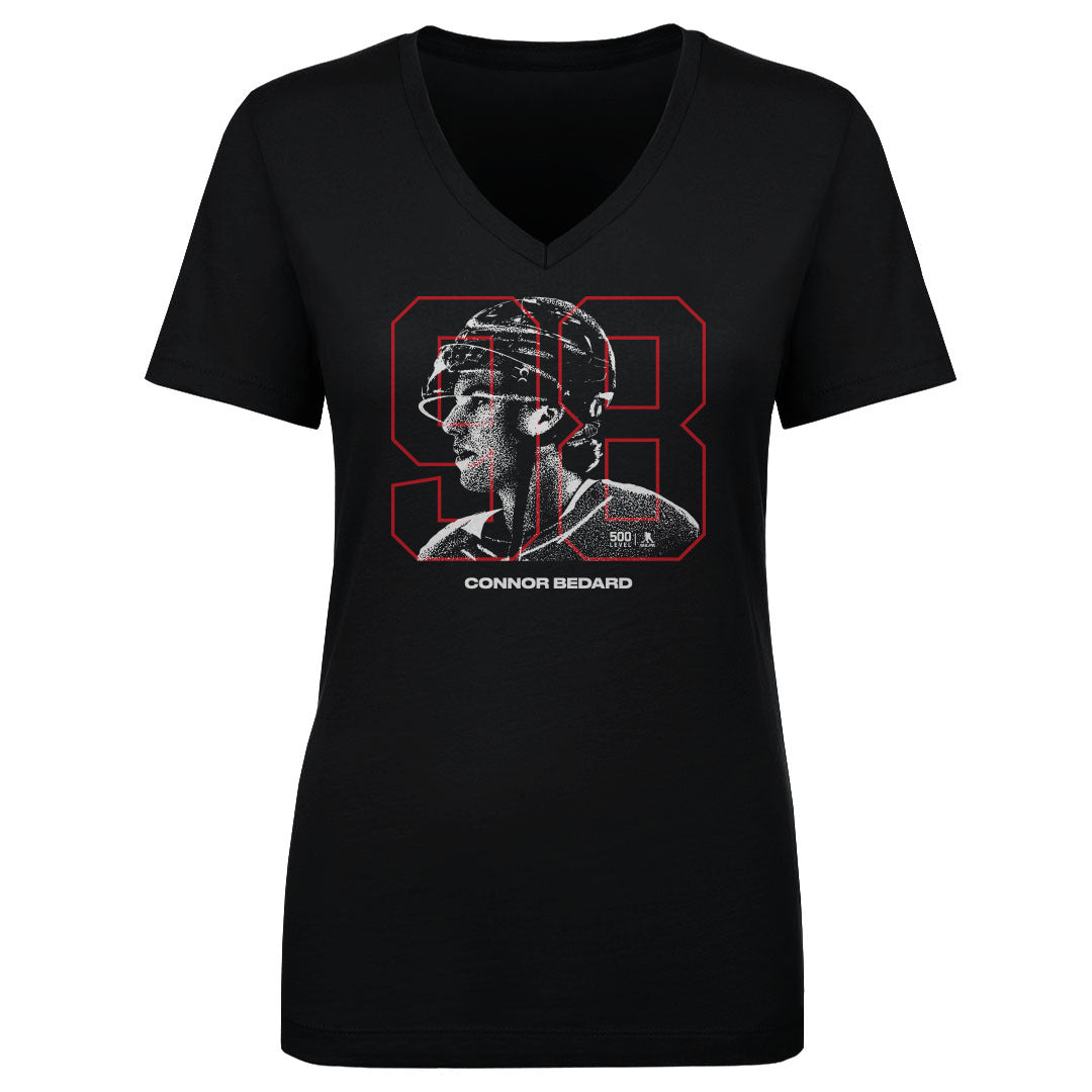 Connor Bedard Chicago Overlay WHT