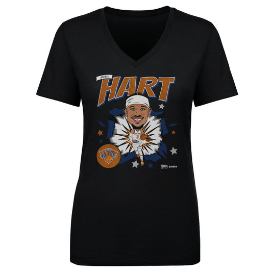 Josh Hart New York Knicks Caricature WHT