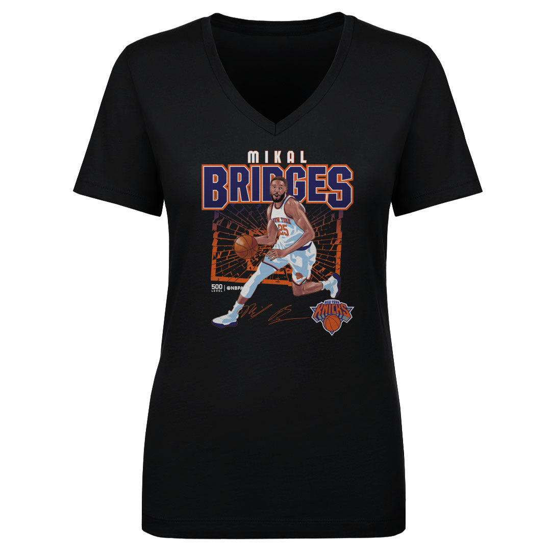 Mikal Bridges New York Knicks Shattered WHT