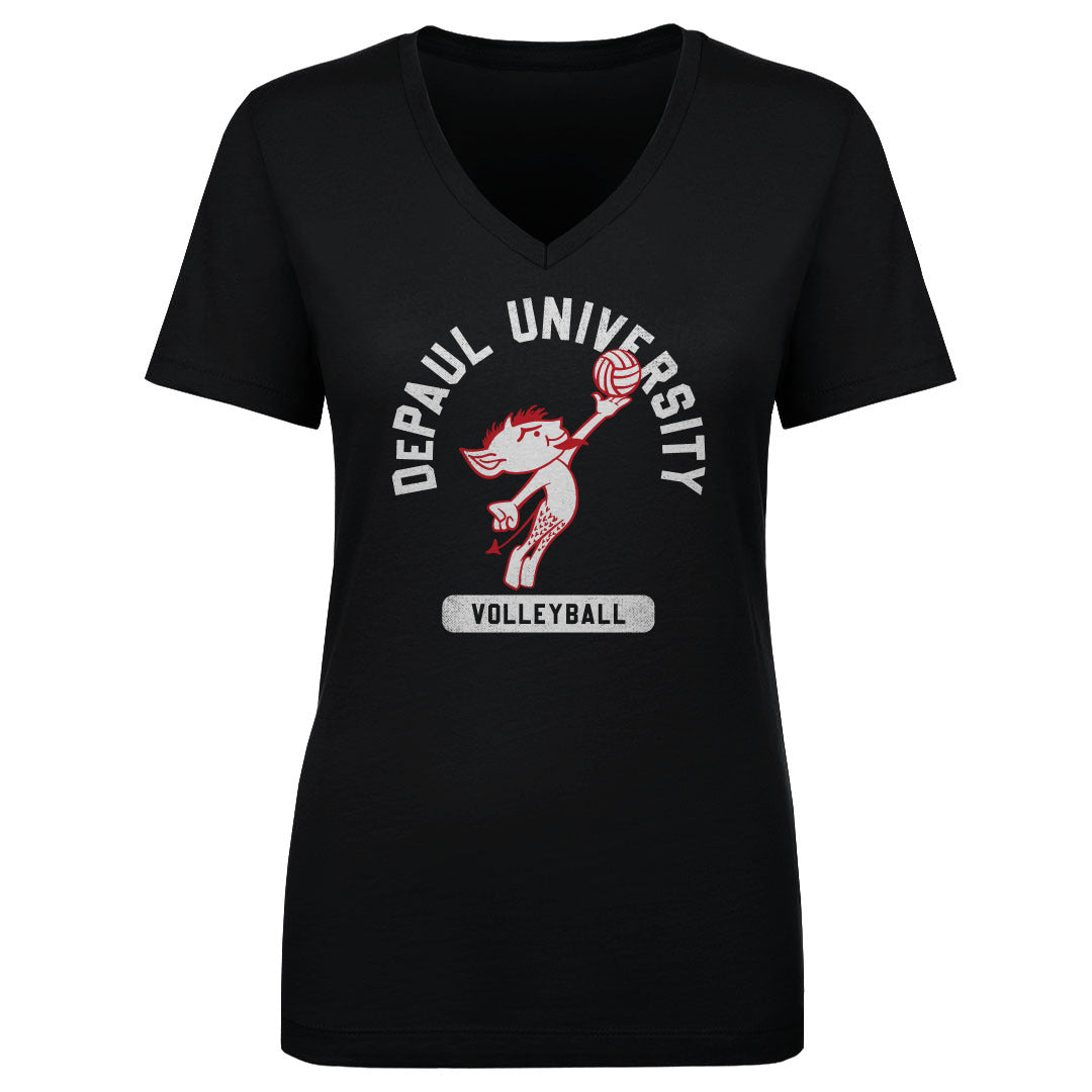 DePaul Blue Demons Billy Volleyball WHT