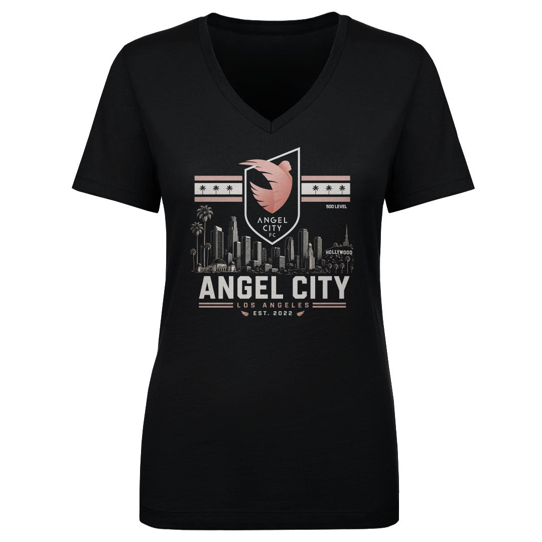 Angel City FC Skyline Logo WHT