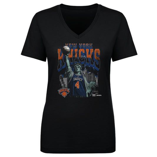 Pacome Dadiet New York Knicks Statue Of Liberty WHT
