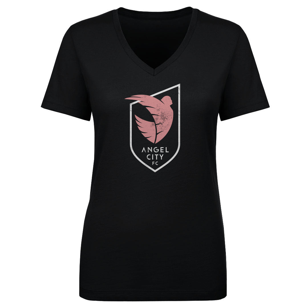 Angel City FC Vintage Primary Logo WHT