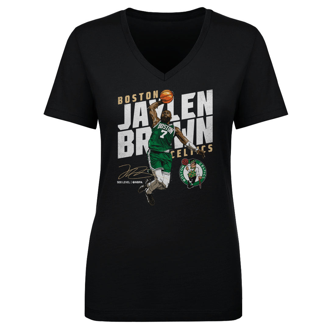 Jaylen Brown Boston Celtics Slant WHT