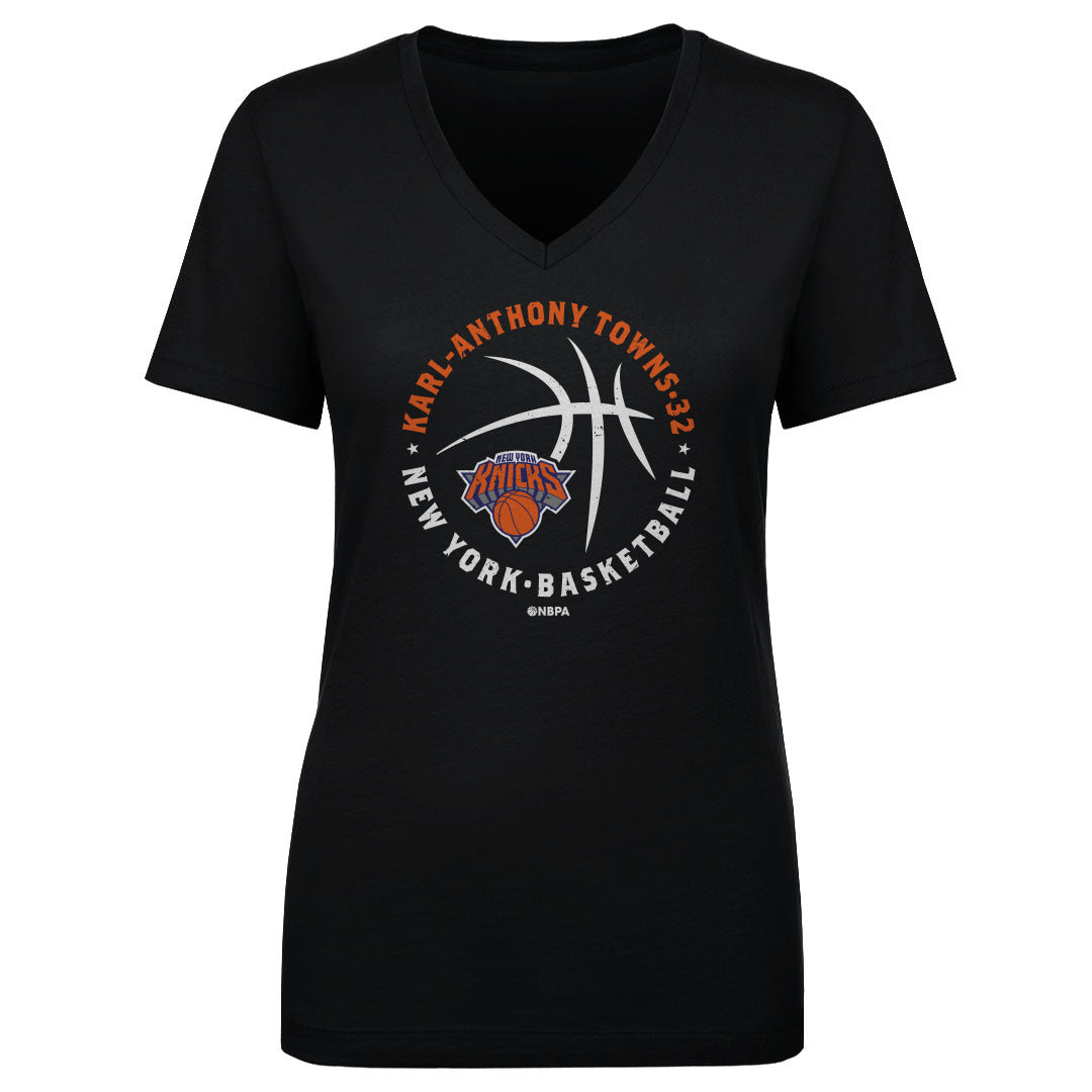 Karl-Anthony Towns New York Knicks Player Ball WHT
