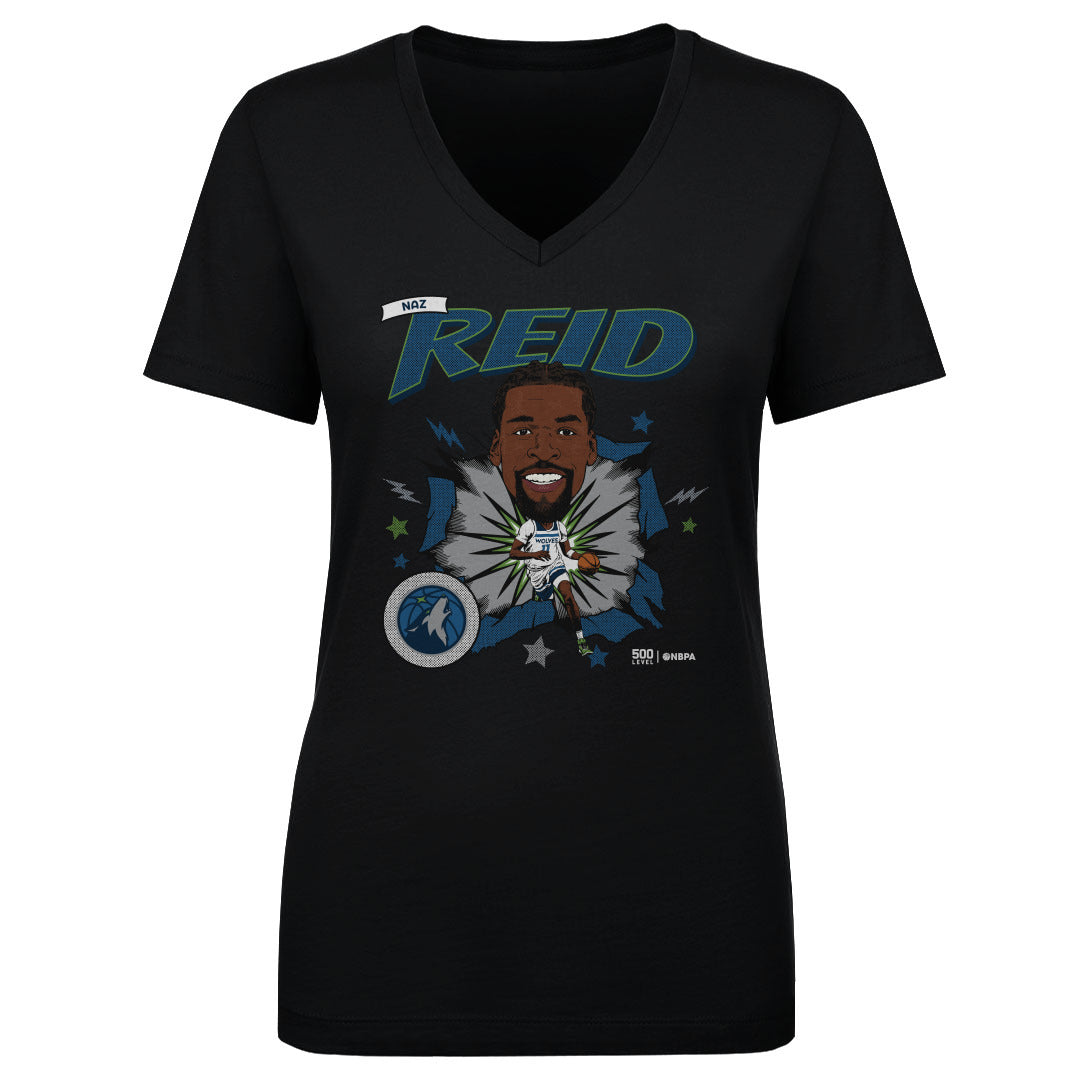 Naz Reid Minnesota Timberwolves Caricature WHT