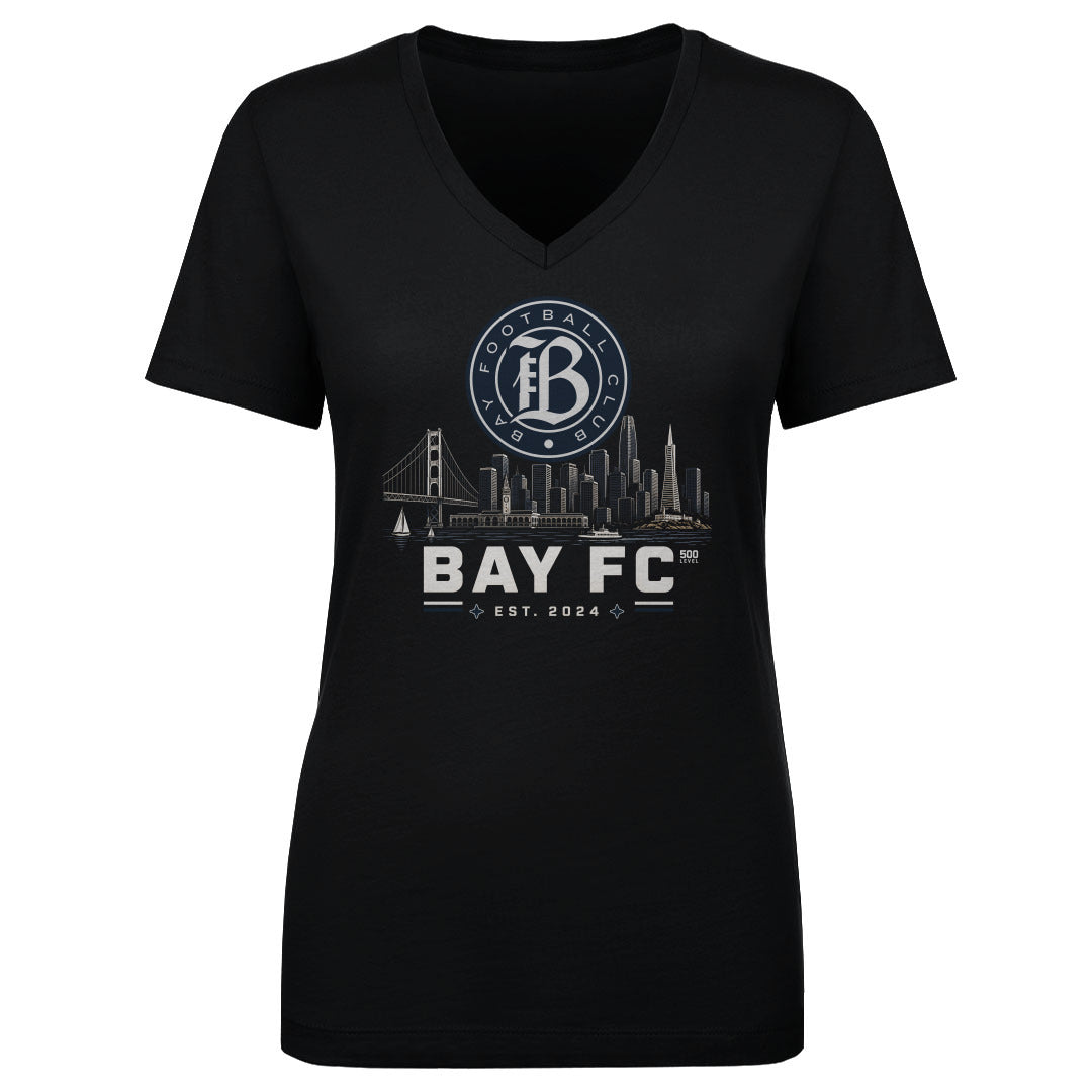 Bay FC Skyline Logo WHT
