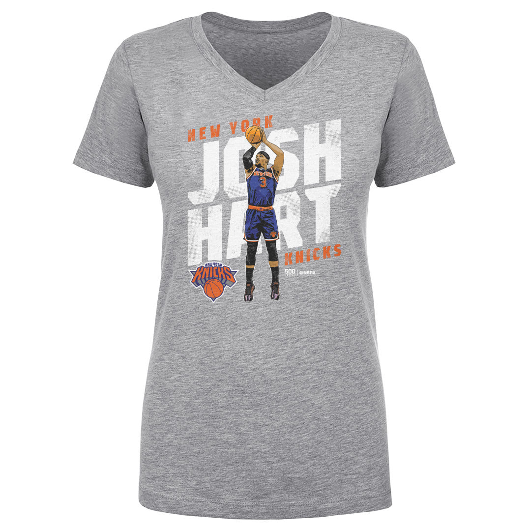 Josh Hart New York Knicks Slant WHT