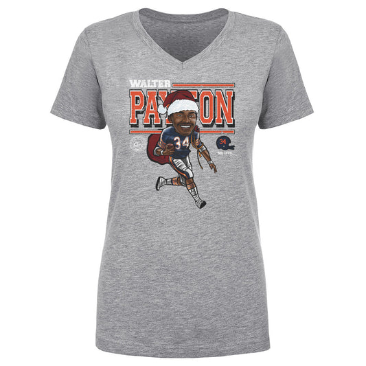 Walter Payton Chicago Cartoon Santa Hat WHT