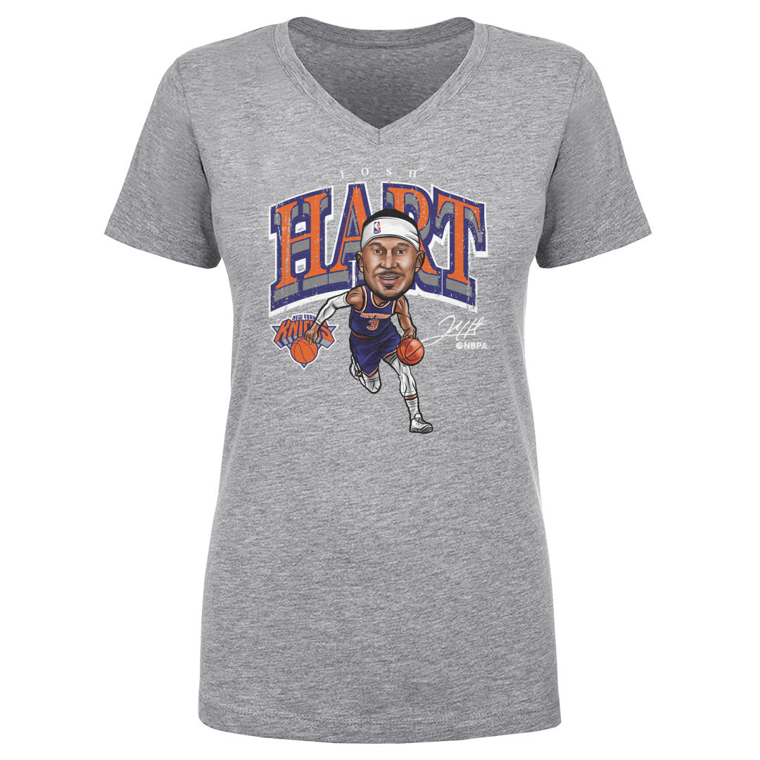 Josh Hart New York Knicks Cartoon WHT