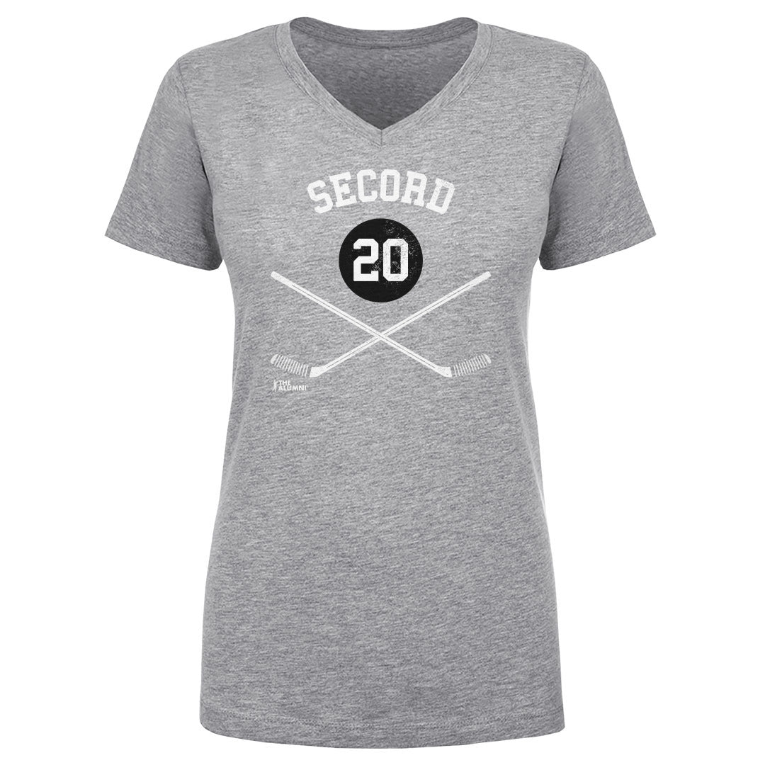 Alan Secord Chicago 20 Sticks WHT