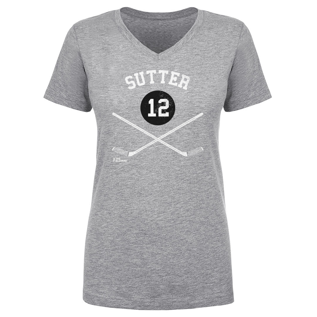 Brent Sutter Chicago 12 Sticks WHT