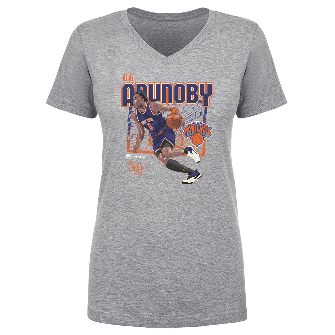 OG Anunoby New York Knicks Shattered WHT