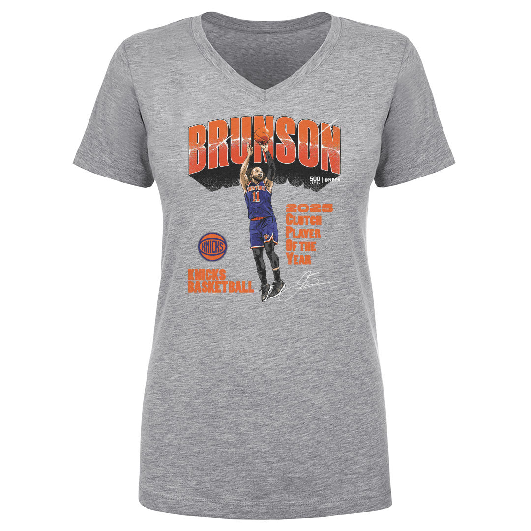 Jalen Brunson New York Knicks 2025 Clutch Player Of The Year WHT