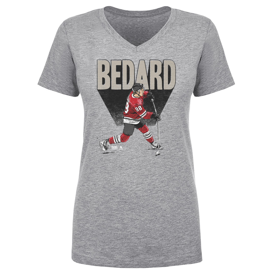 Connor Bedard Chicago Bold WHT