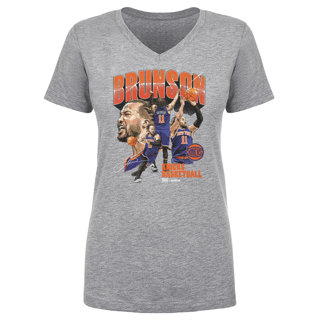 Jalen Brunson New York Knicks Collage WHT