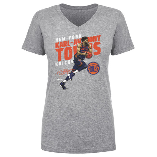 Karl-Anthony Towns New York Knicks Slant WHT
