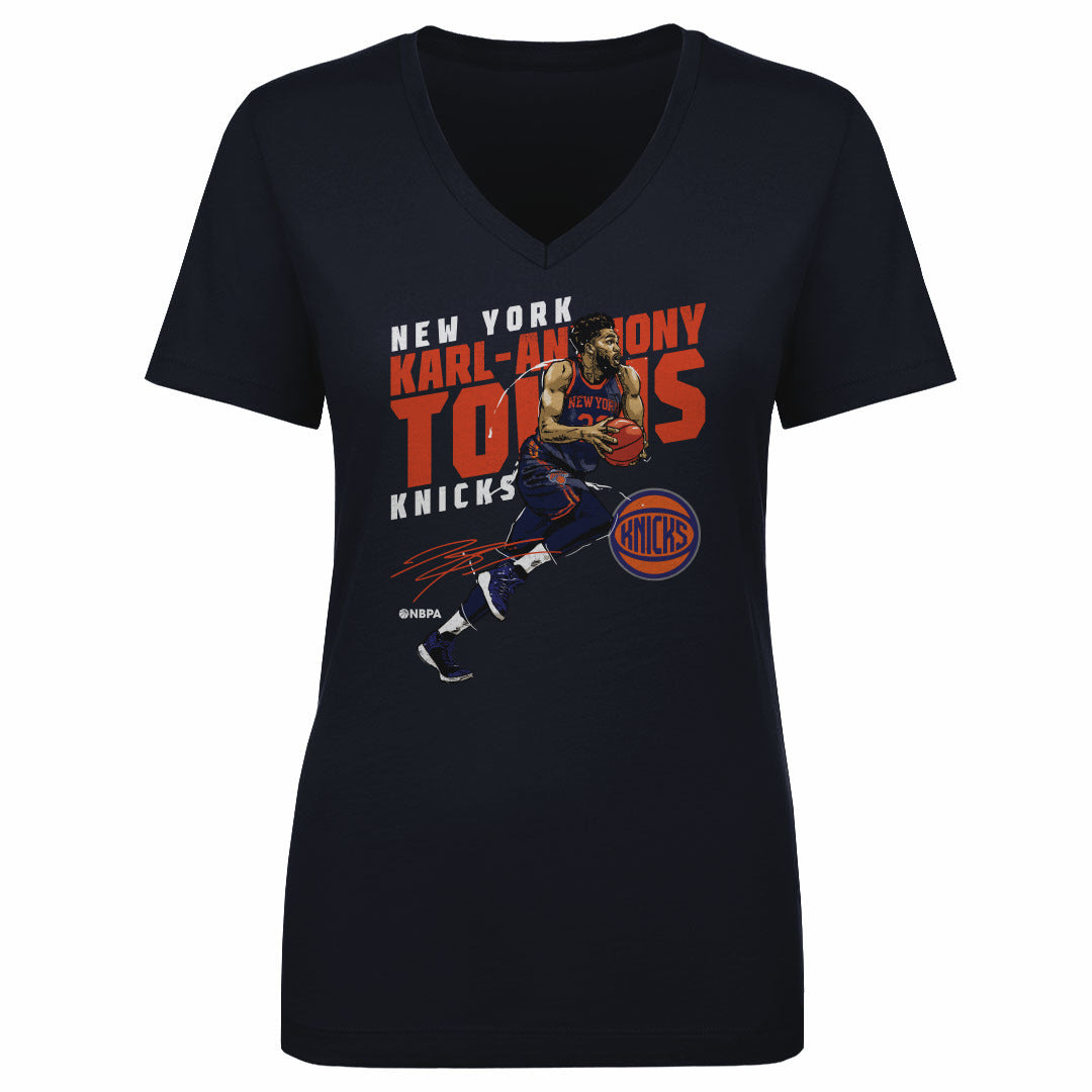 Karl-Anthony Towns New York Knicks Slant WHT