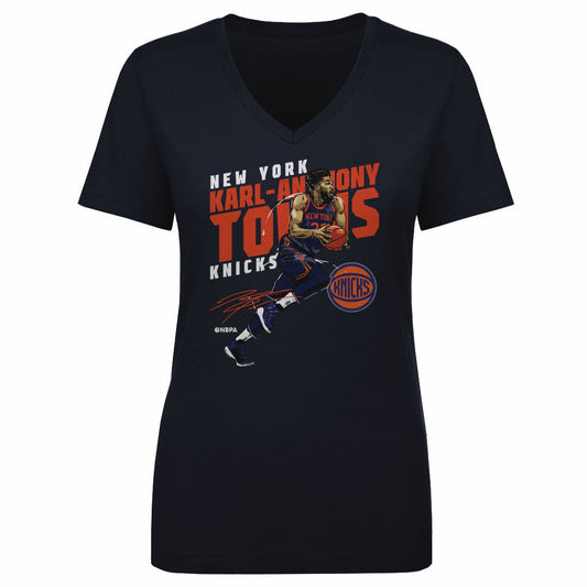 Karl-Anthony Towns New York Knicks Slant WHT