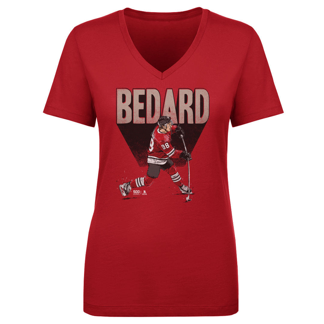 Connor Bedard Chicago Bold WHT