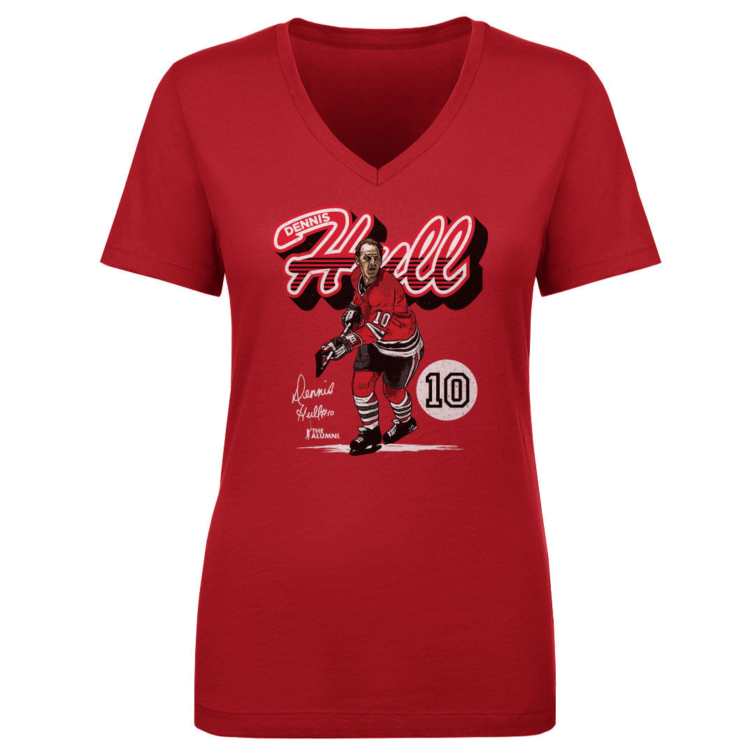 Dennis Hull Chicago Retro Script WHT