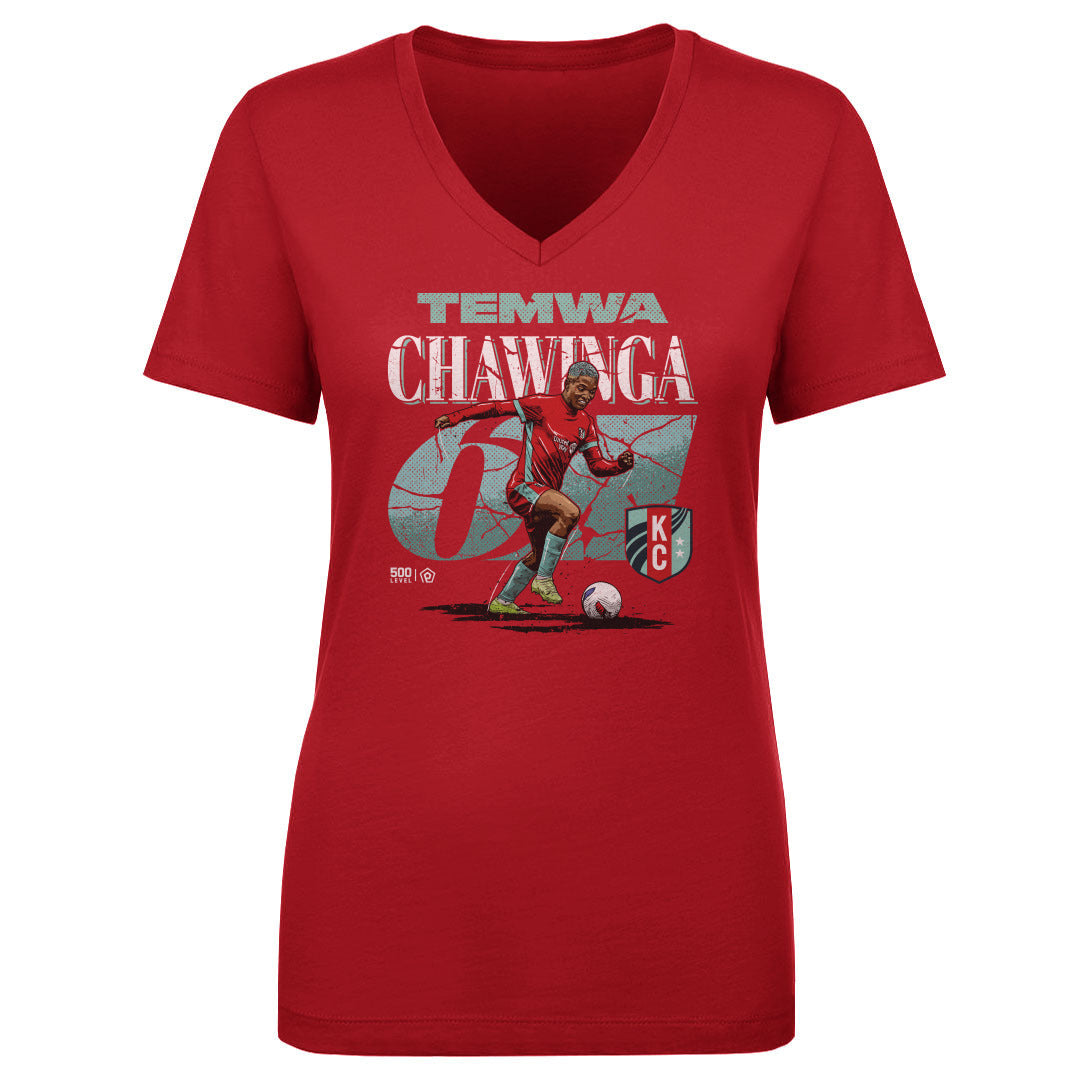 Temwa Chawinga Kansas City Current Cracked Number WHT