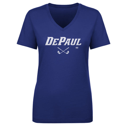 DePaul Blue Demons Golf Minimalist WHT