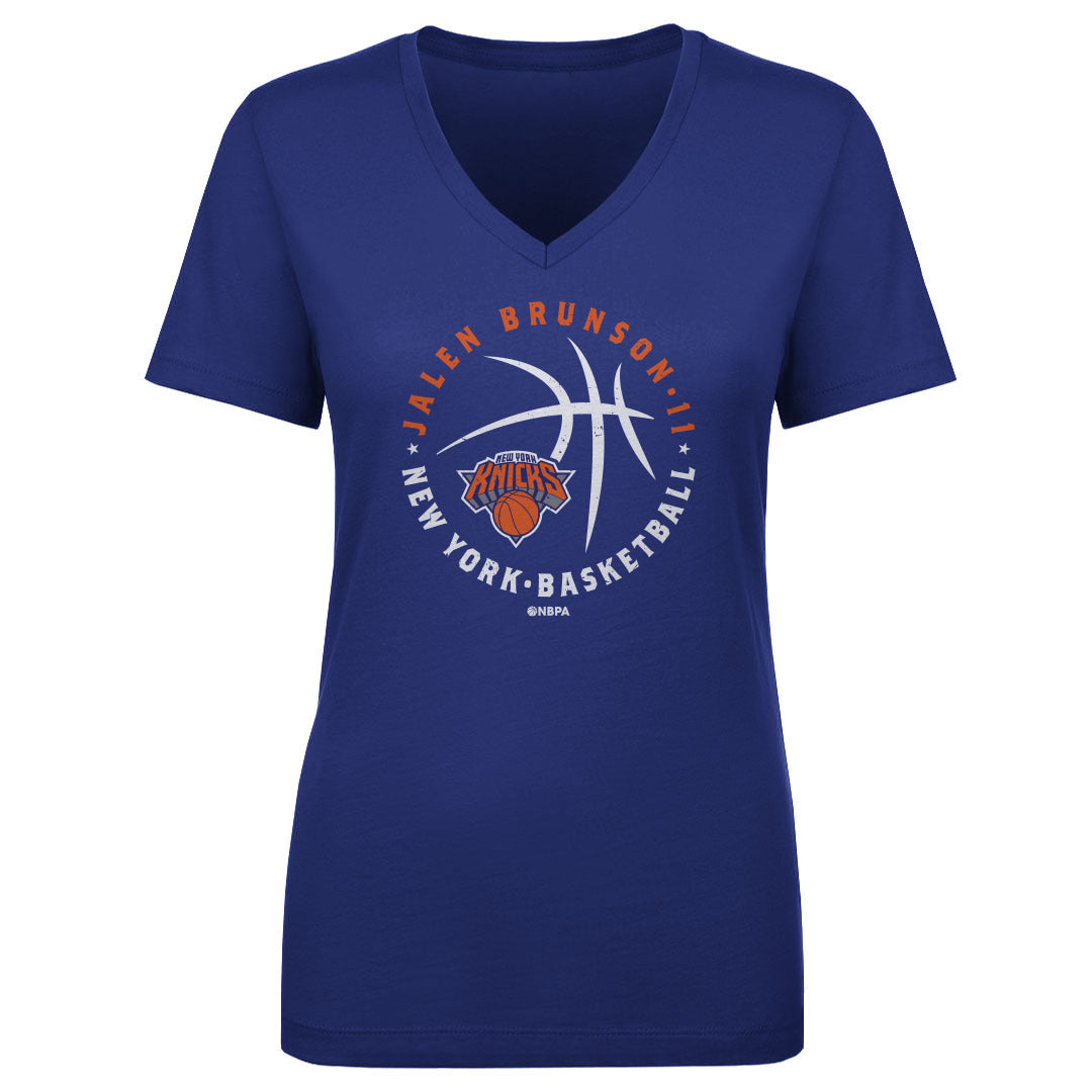 Jalen Brunson New York Knicks Player Ball WHT