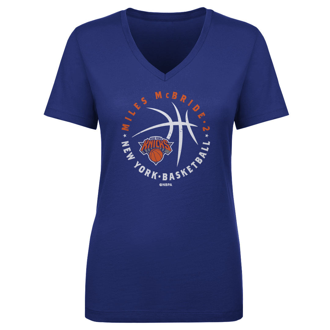 Miles McBride New York Knicks Player Ball WHT
