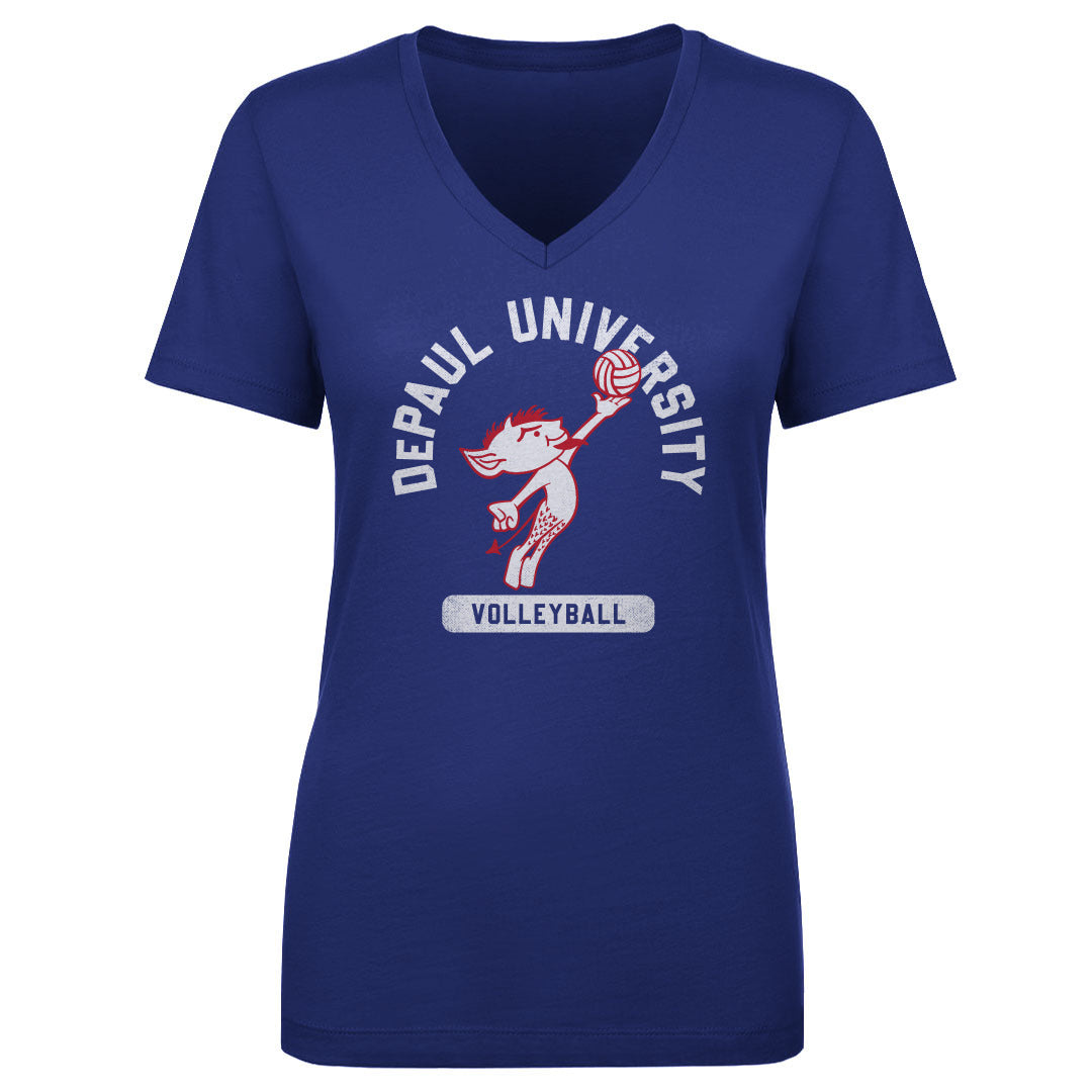 DePaul Blue Demons Billy Volleyball WHT