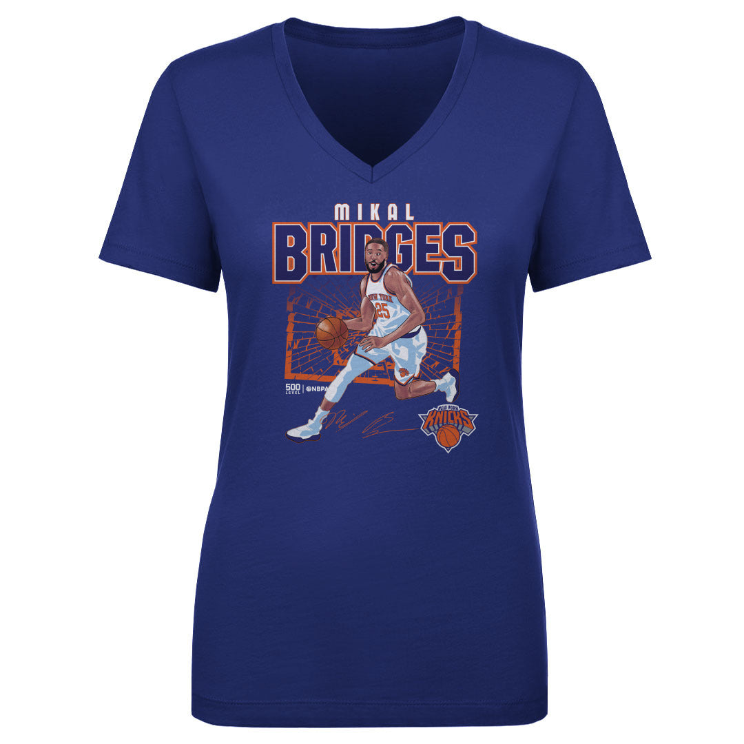 Mikal Bridges New York Knicks Shattered WHT