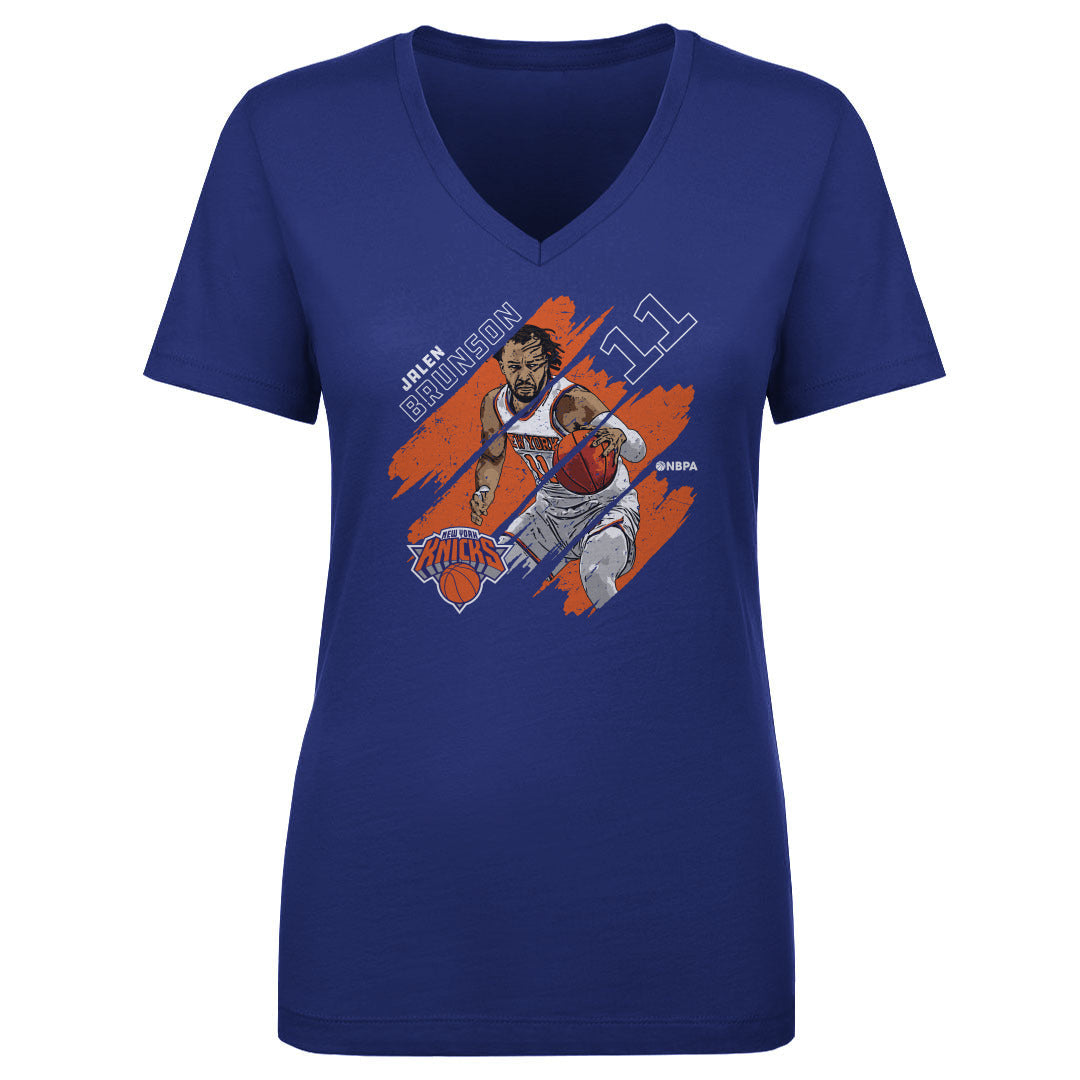 Jalen Brunson New York Knicks Stripes WHT