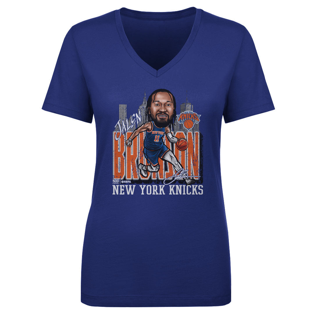 Jalen Brunson New York Knicks Cartoon City Cartoon WHT