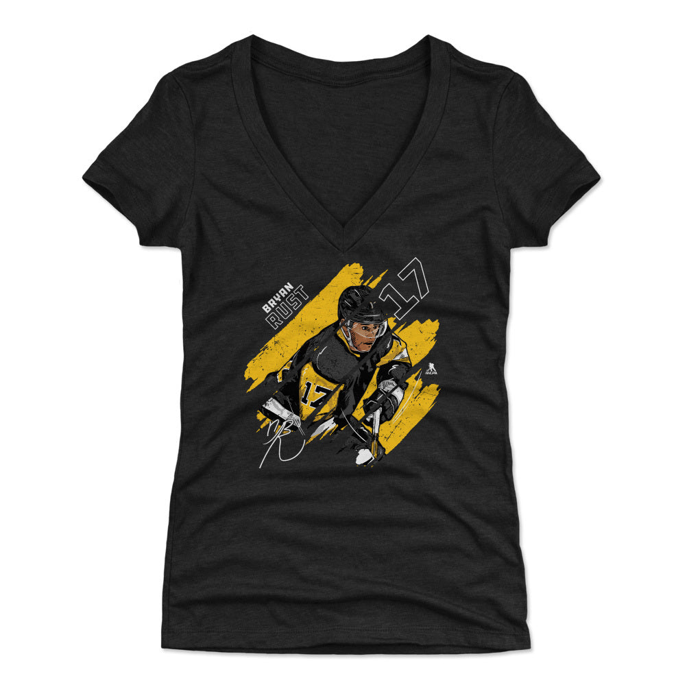 Bryan Rust Pittsburgh Stripes WHT