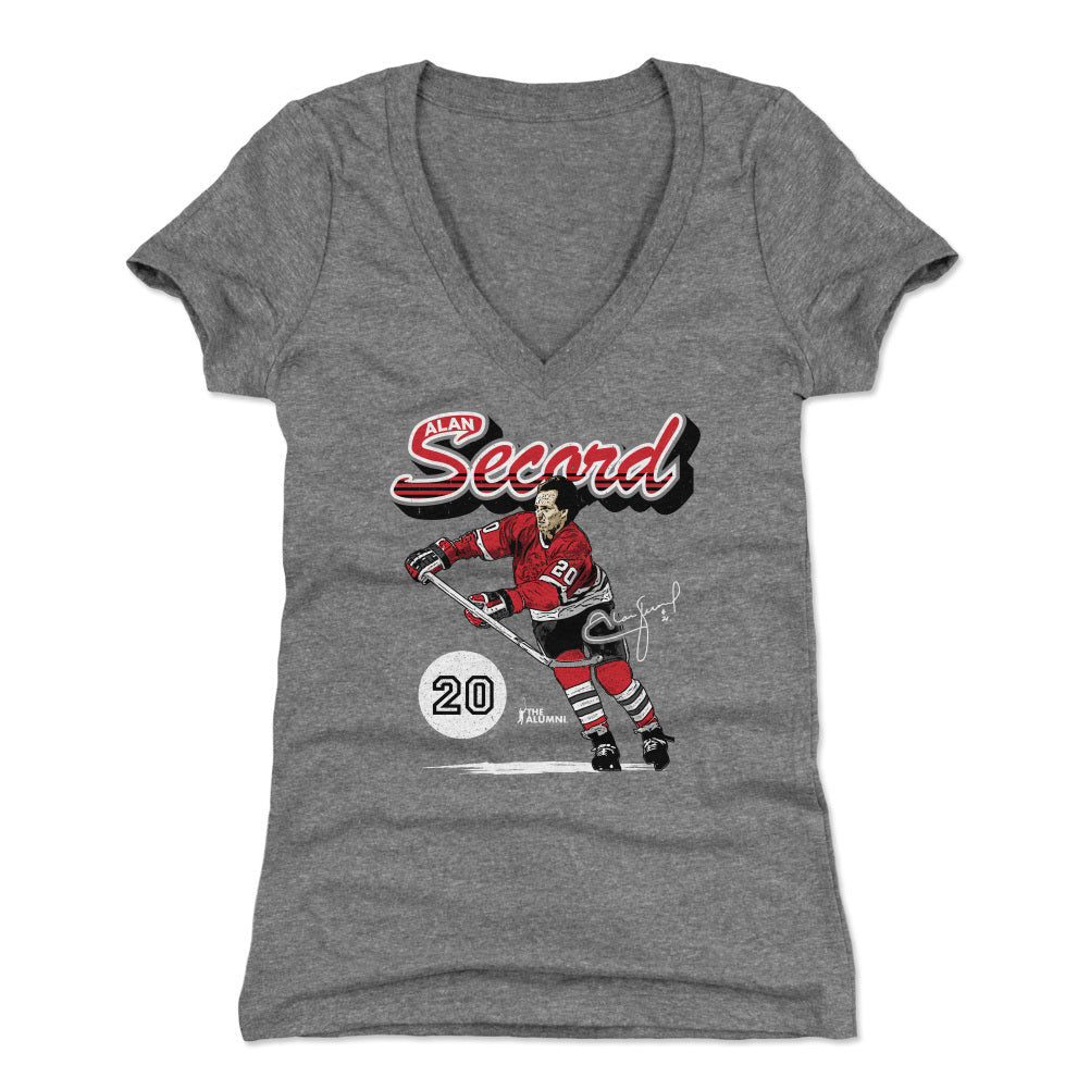Alan Secord Chicago Retro Script WHT