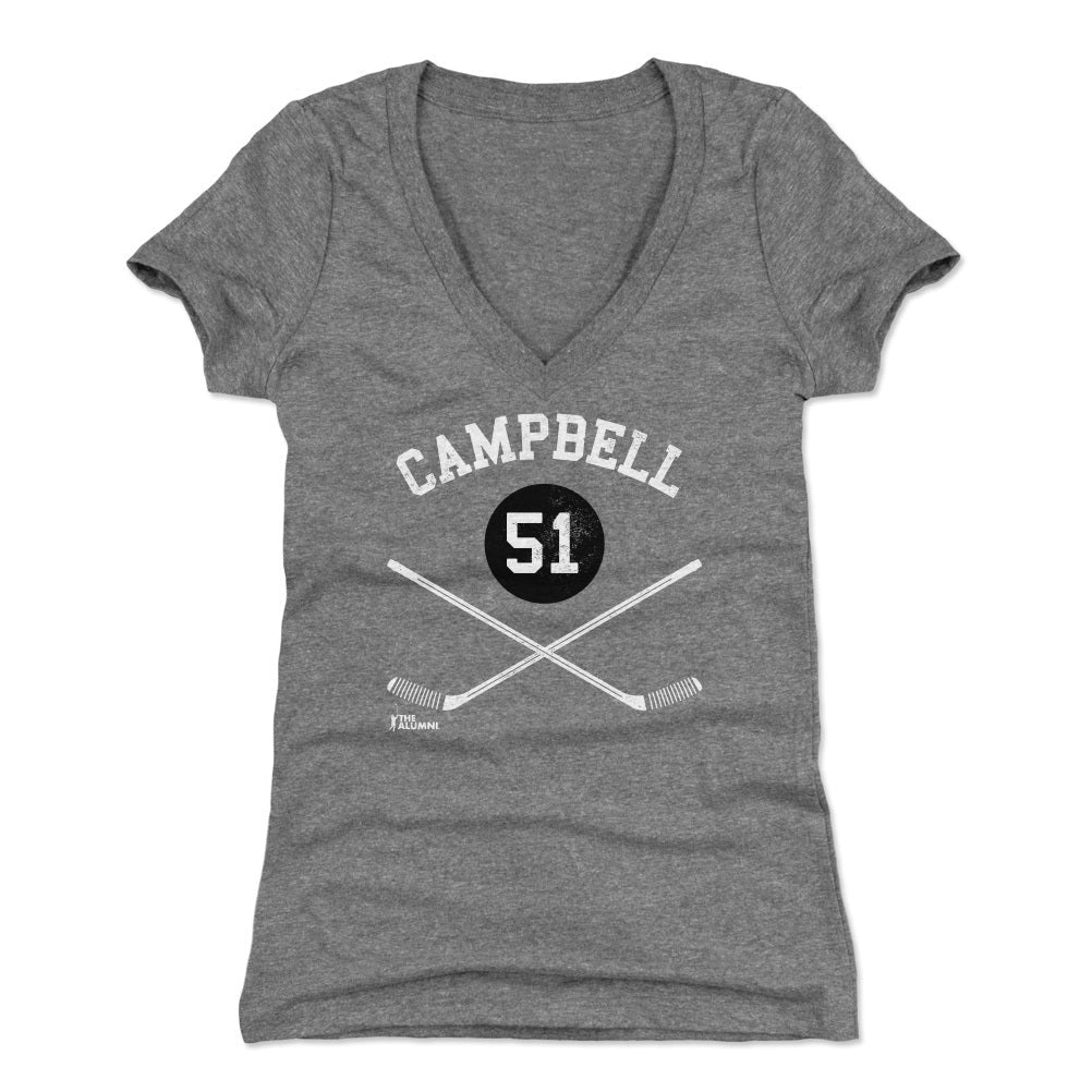 Brian Campbell Chicago 51 Sticks WHT