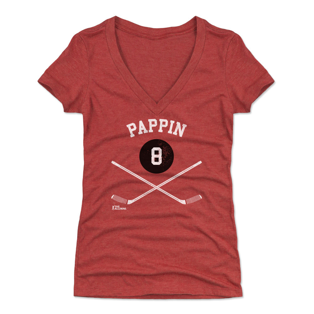 Jim Pappin Chicago 8 Sticks WHT