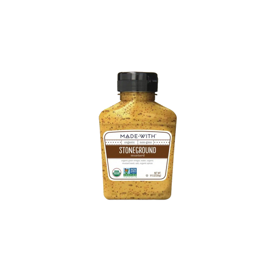 MADE WITH: Organic Stoneground Mustard, 9 oz