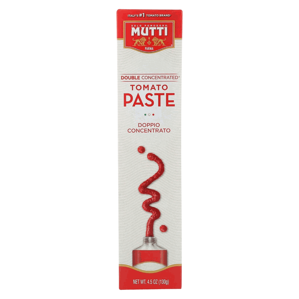 Mutti Tomato Paste: 4.5 oz Tube for Rich, Intense Tomato Flavor Taste