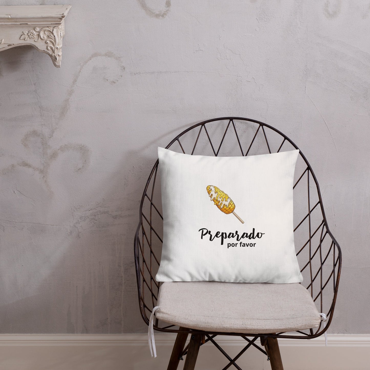 Elote Preparado Premium Pillow