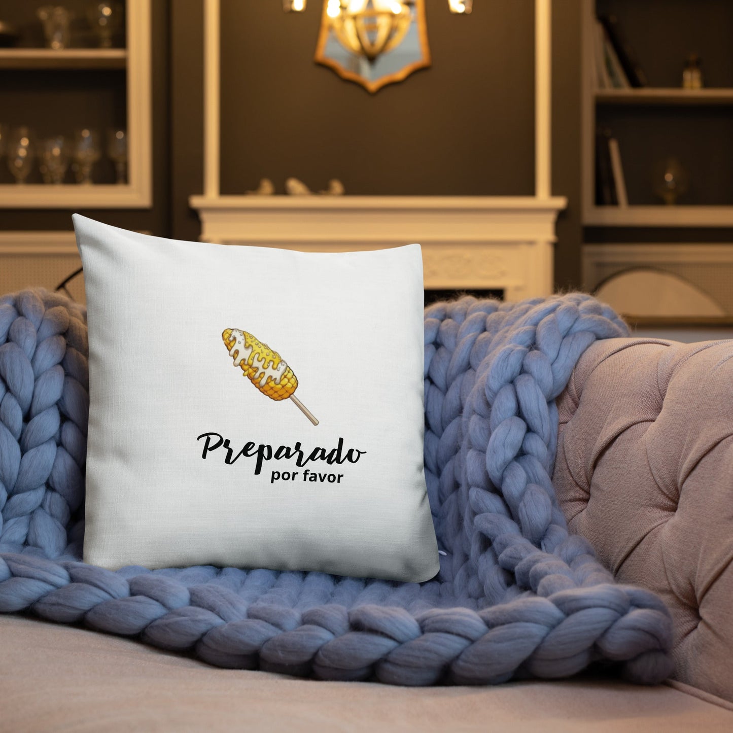 Elote Preparado Premium Pillow