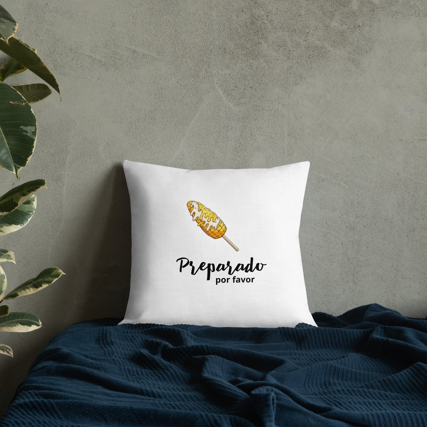 Elote Preparado Premium Pillow