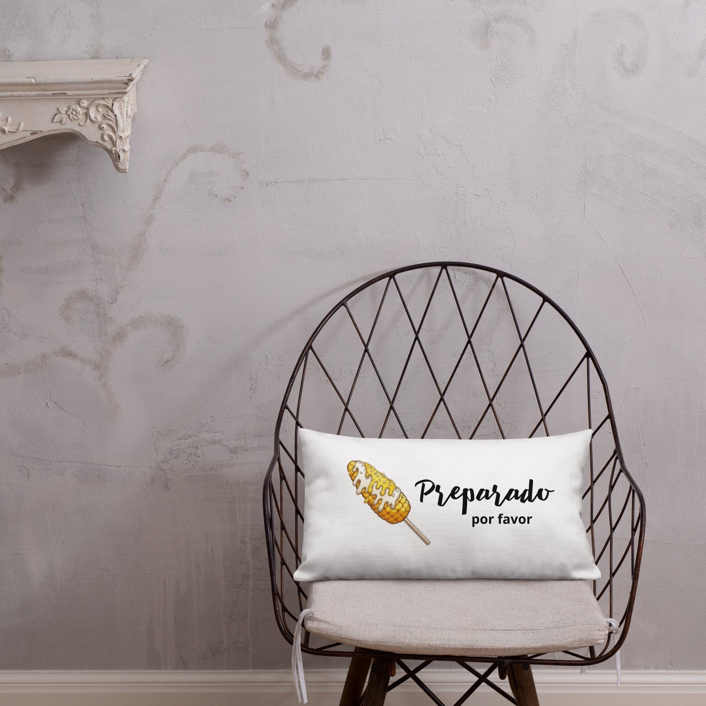 Elote Preparado Premium Pillow