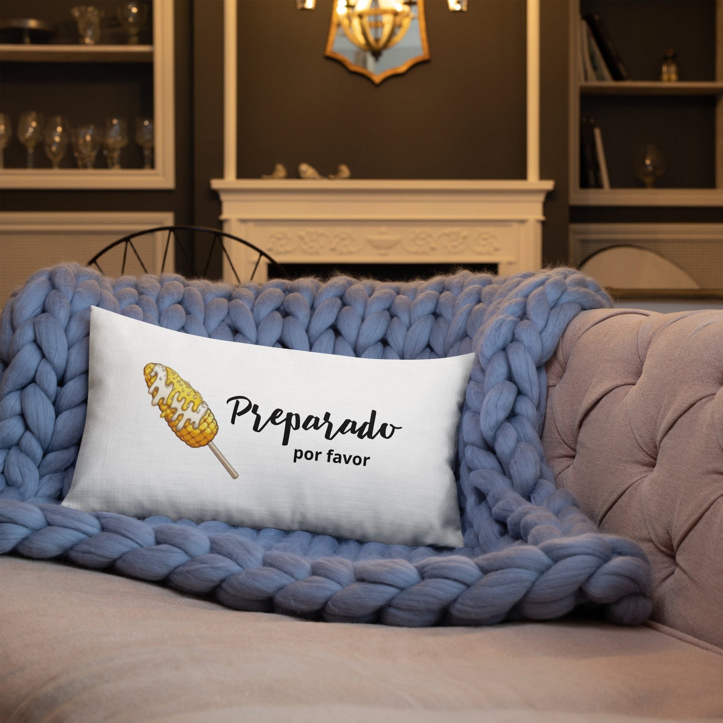 Elote Preparado Premium Pillow